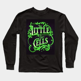 Poirot The Little Grey Cells - Green Palette Long Sleeve T-Shirt